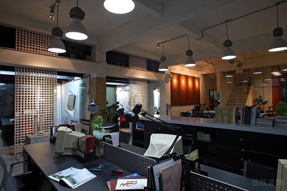 創(chuàng)威貿(mào)易有限公司800平方辦公室設計裝飾