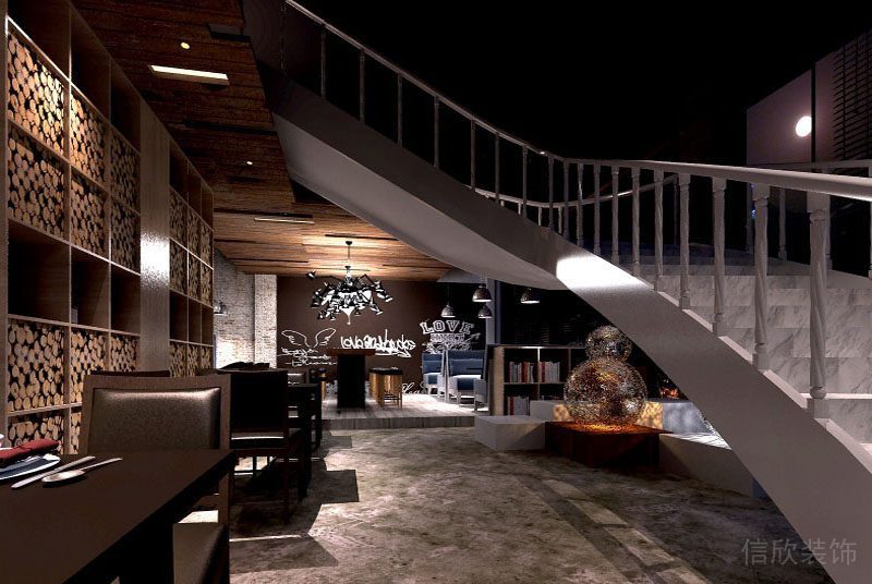 深圳南山蛇口餐廳裝修雙人用餐區(qū)