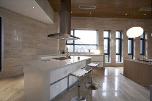 福田現(xiàn)代簡約別墅裝修敞開式廚房