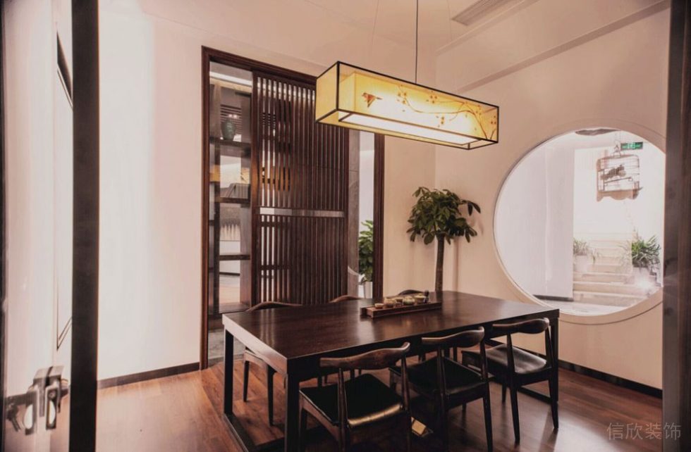 深圳南山區(qū)科苑中式辦公室裝修