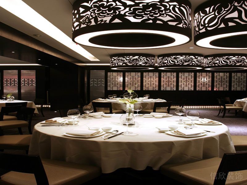 餐廳裝修藝術(shù)造型吊頂