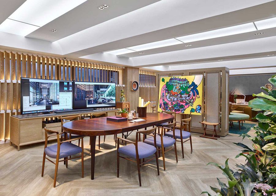 福田中心區辦公室裝修_設計演示中心