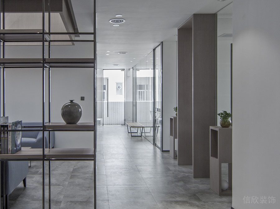 深圳羅湖區田貝辦公室裝修_過道