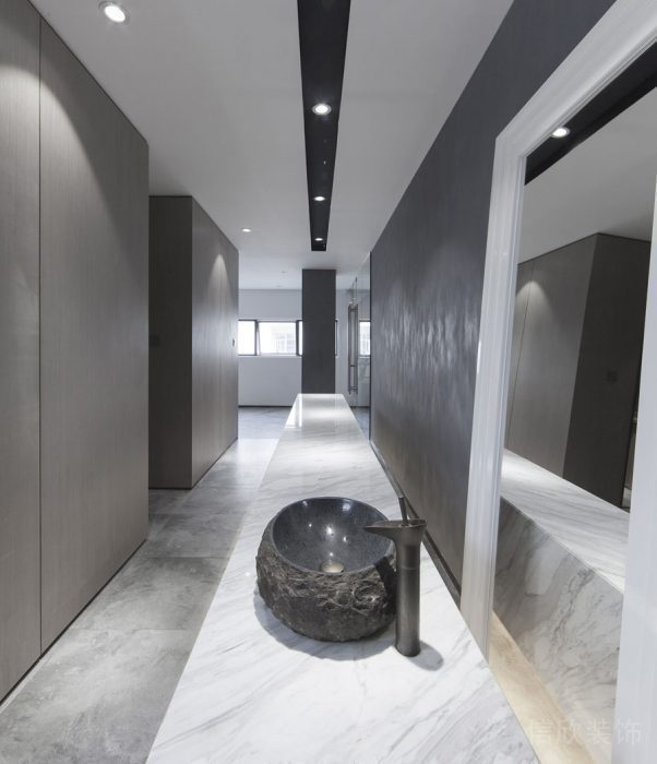 深圳羅湖區田貝辦公室裝修_過道