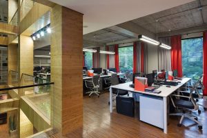 深圳羅湖東門辦公室裝修_公共辦公區