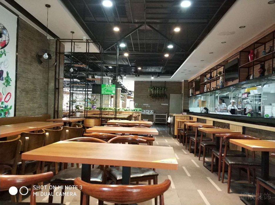 南山快餐廳裝修-售賣區(qū)