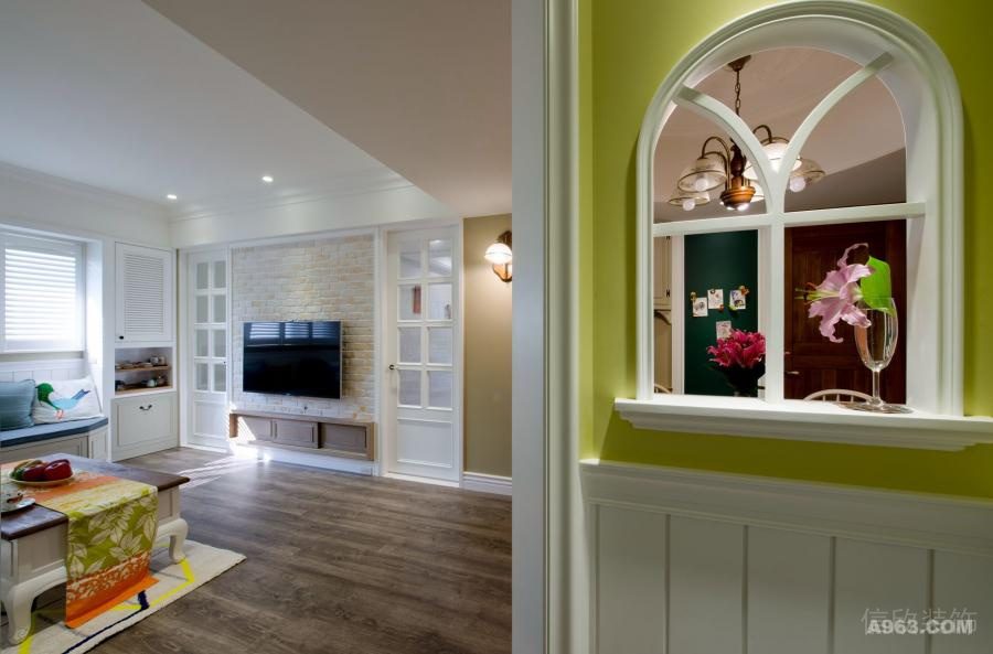 家裝美式風格玄關1