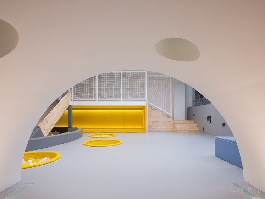 弧形門面休息區(qū)設(shè)計(jì)