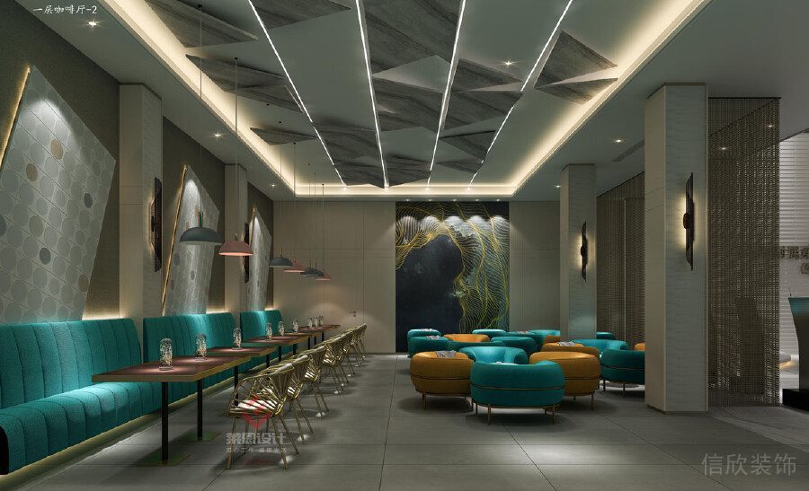 直線(xiàn)式員工就餐區(qū)辦公室裝修設(shè)計(jì)古典歐式設(shè)計(jì)