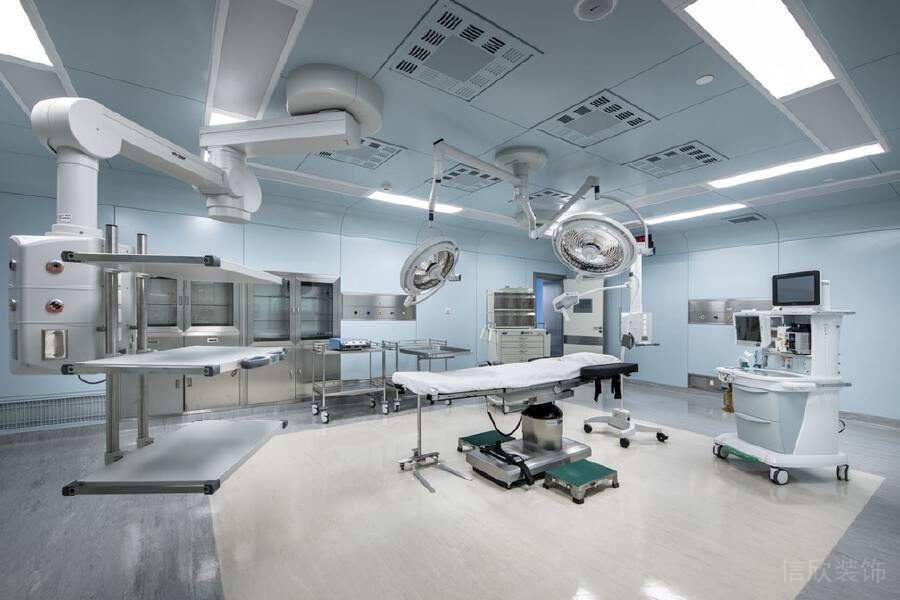 醫院手術室裝修設計淡藍色天花效果