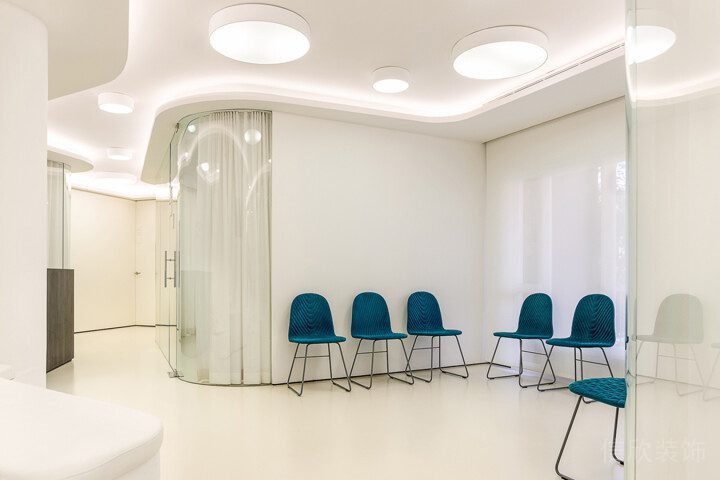 醫院等候區裝修設計牙科機構簡約風