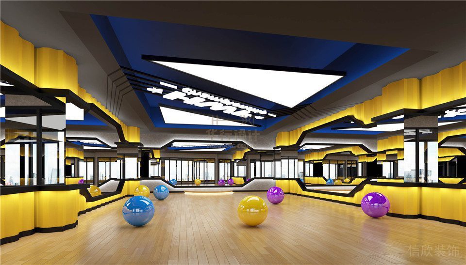 華武決朝陽店健身房設計_操房