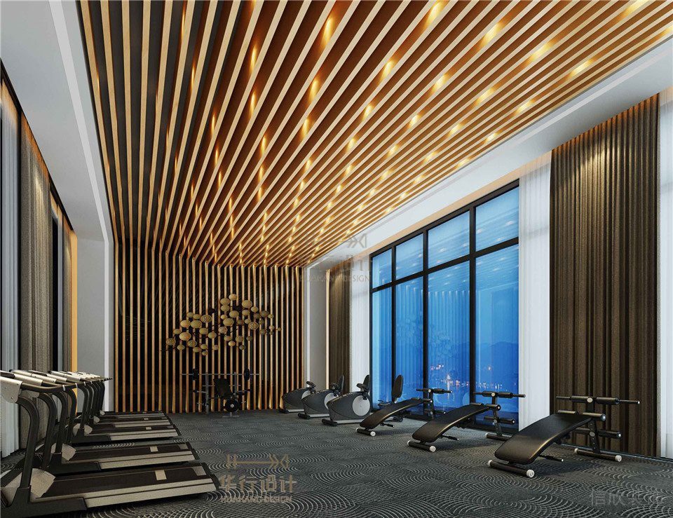 海克力斯健身房設(shè)計_跑步區(qū)