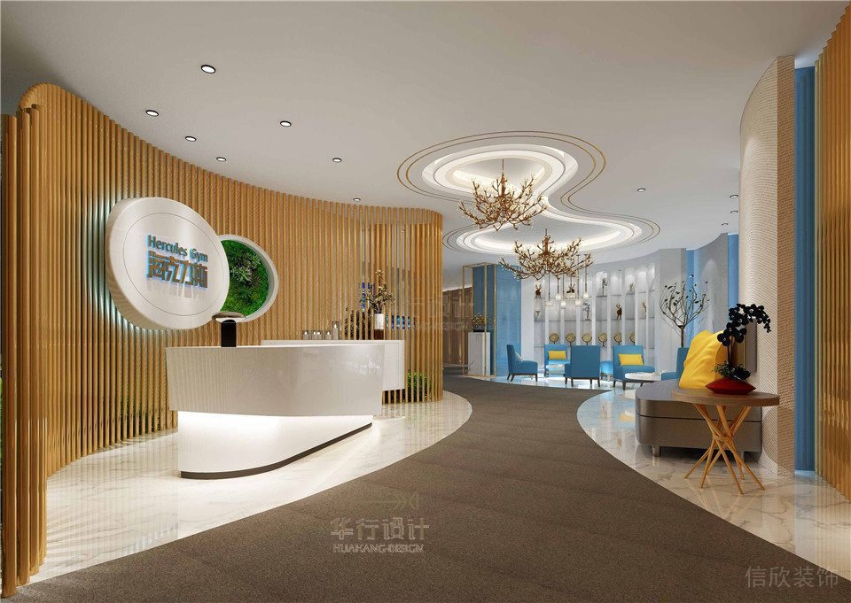 海克力斯健身房設(shè)計_服務(wù)臺