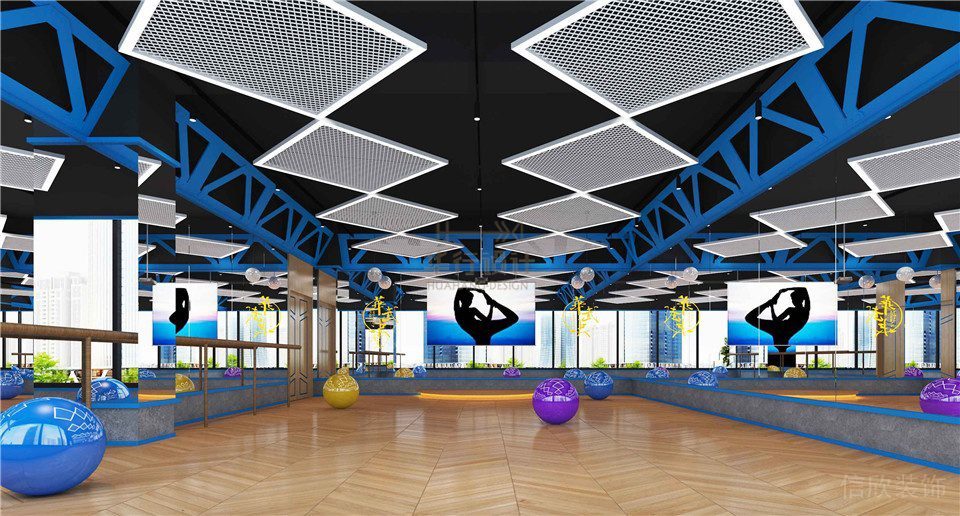 華武決東門(mén)二店深圳健身房裝修設(shè)計(jì)_操房