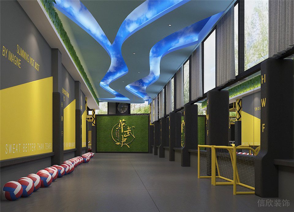 華武決民治店深圳健身房設(shè)計(jì)_多功能區(qū)