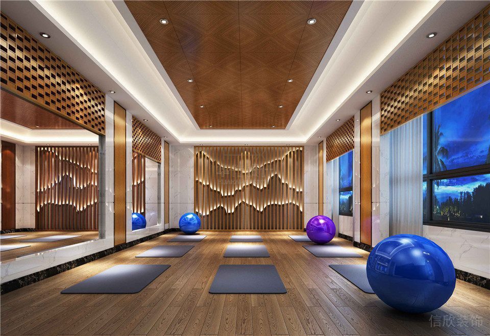 酒店健身會所裝修設(shè)計-瑜伽訓(xùn)練室 酒店健身會所裝修設(shè)計-瑜伽訓(xùn)練室