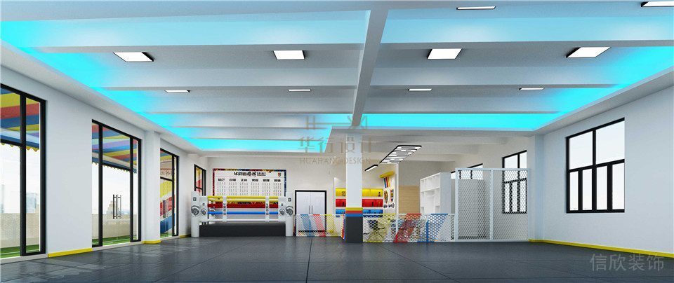 健身房設計清遠華武道_多功能區 健身房設計清遠華武道_多功能區