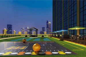 戶外天臺娛樂區(qū)健身房裝修設(shè)計(jì)休息區(qū)