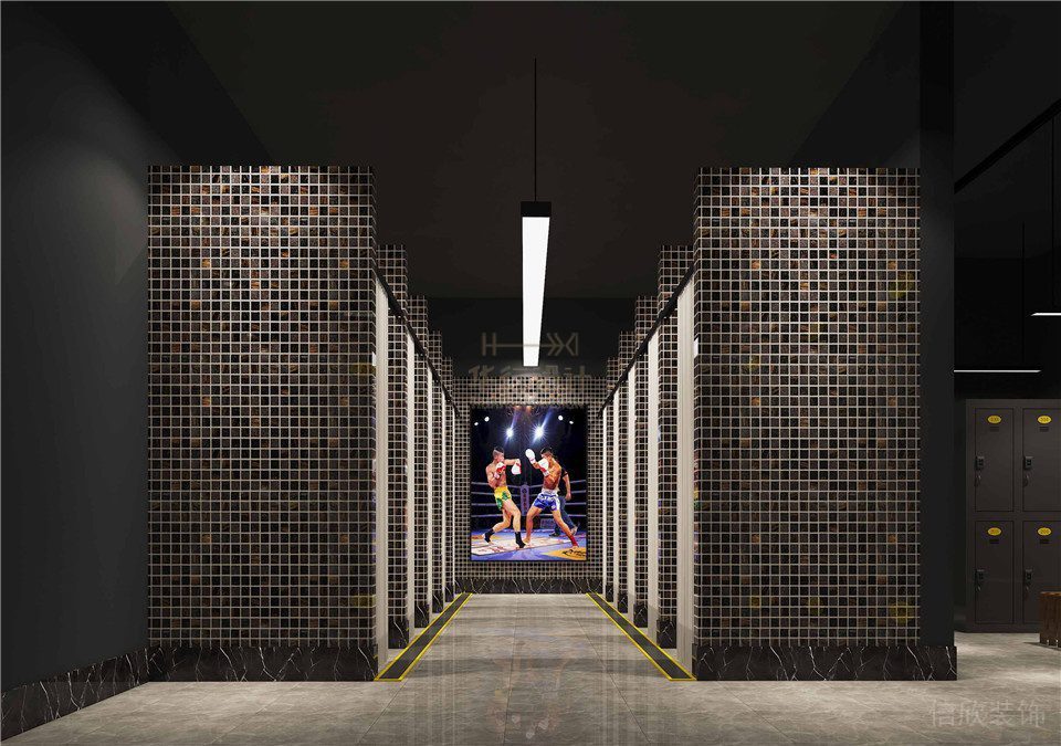 華武決鄭州健身房設計-淋浴間 華武決鄭州健身房設計-淋浴間