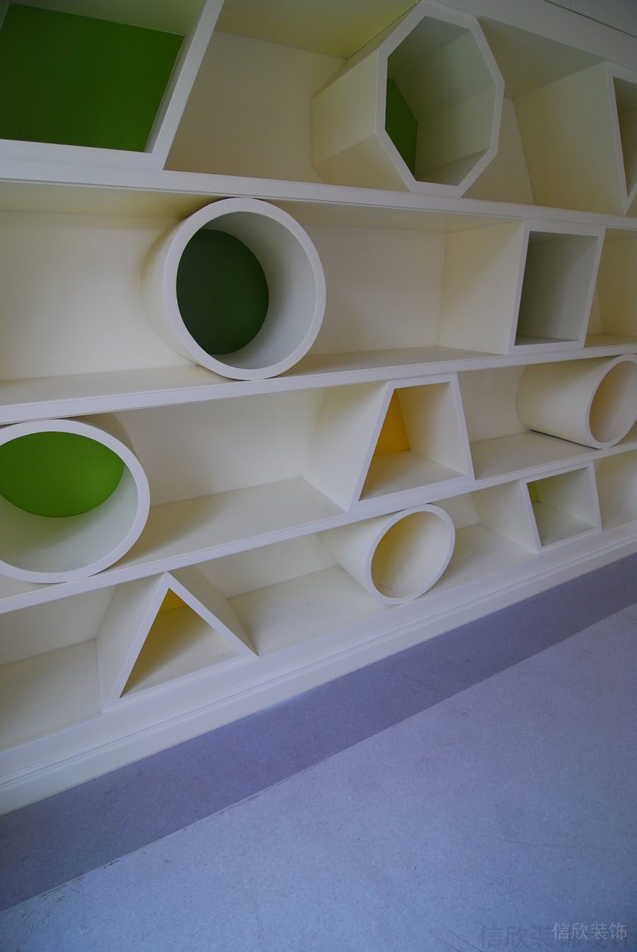 深圳西城幼兒園裝修設計_信欣幼兒園學校裝修設計