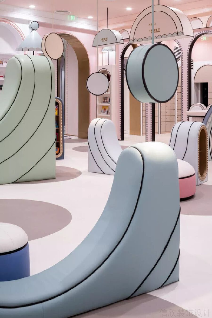 鄭州龍飛親子俱樂(lè)部裝修設(shè)計(jì)1_信欣幼兒園學(xué)校裝修設(shè)計(jì)