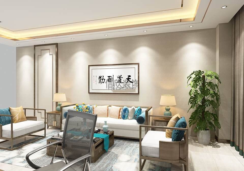 中式辦公室裝修經(jīng)理辦公室-蜆山文化