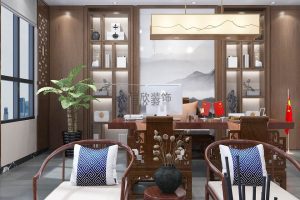 廠房裝修董事長(zhǎng)室-歲盈文化