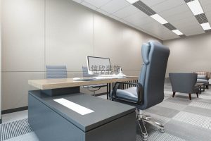 新福公司辦公室裝修大班臺(tái)