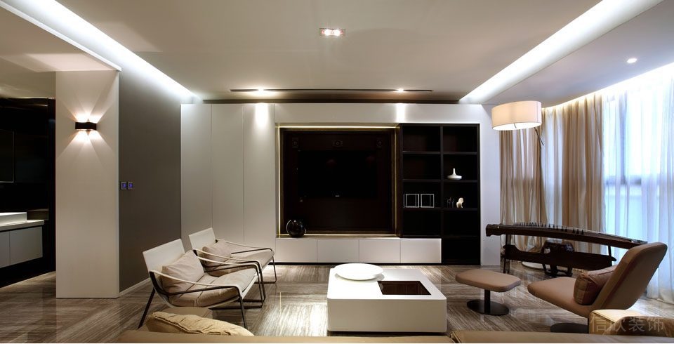 日式簡(jiǎn)約創(chuàng)意大理石地板大廳設(shè)計(jì)