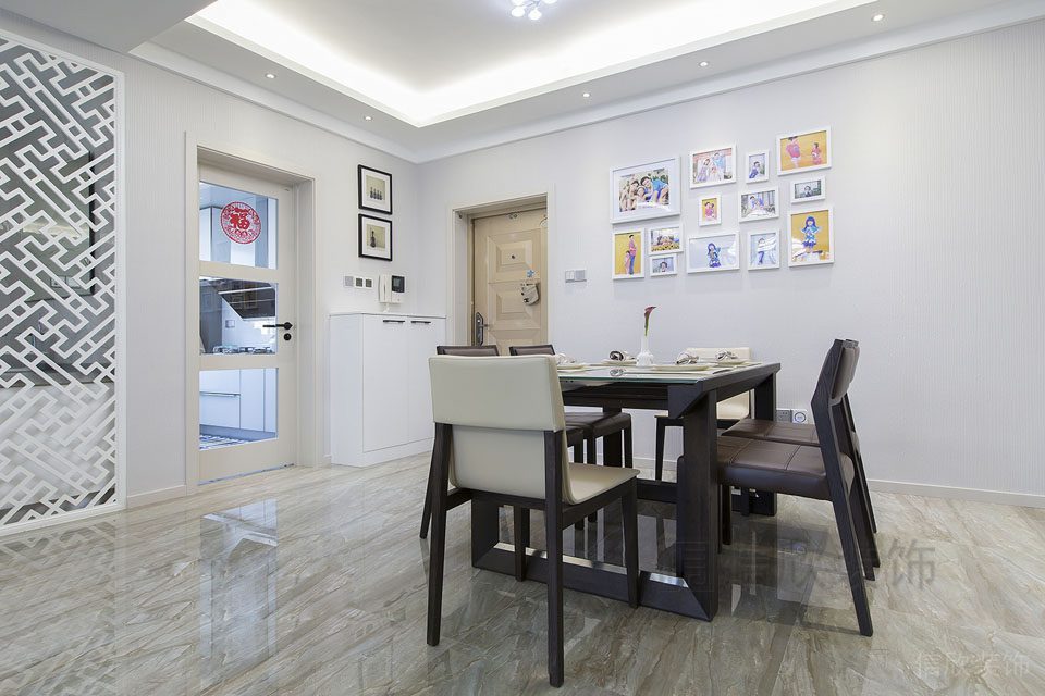 大理石地板裝修效果就餐區(qū)簡約風(fēng)裝修