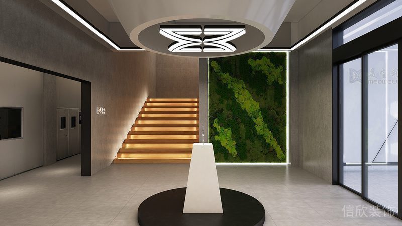 深圳龍華工業(yè)風辦公室裝修設(shè)計