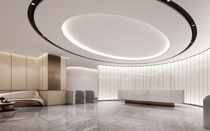 福田輕奢風(fēng)辦公室裝修效果圖