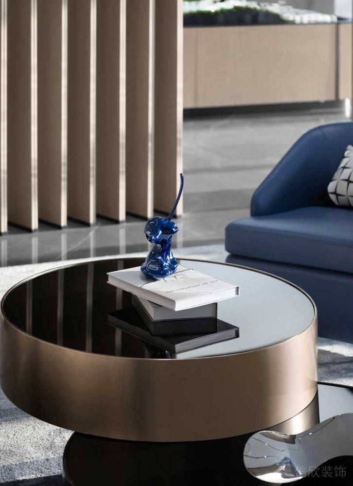 木質裝修效果圖大理石茶幾裝修效果