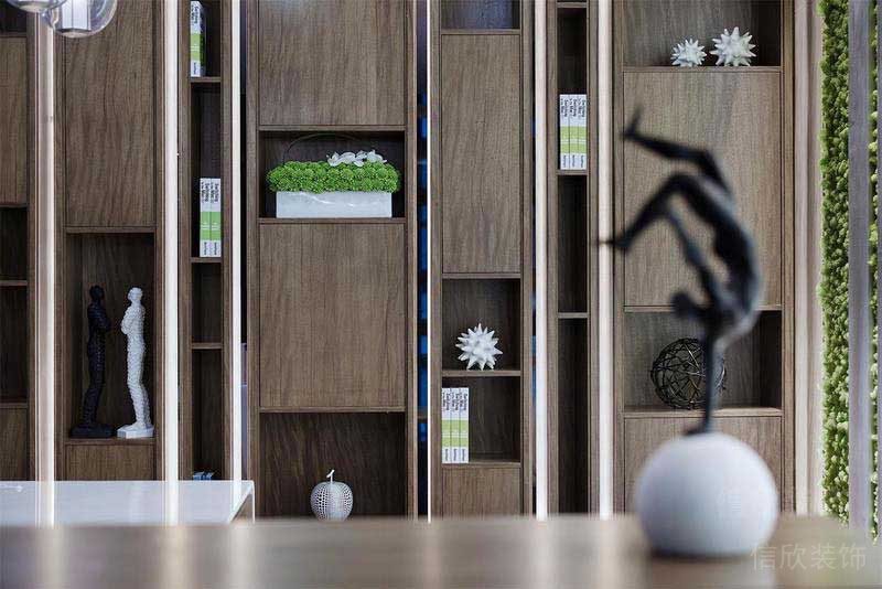 辦公室現代風書柜效果圖