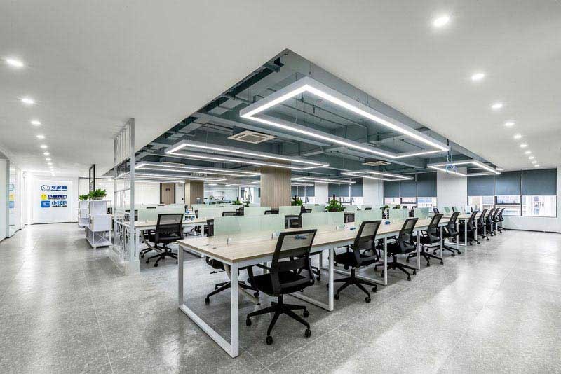 辦公室現代簡約風辦公區效果圖(3)