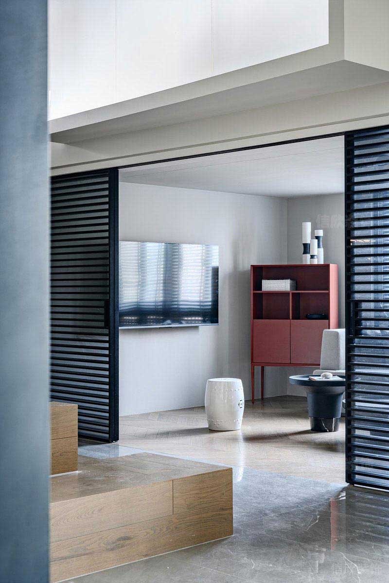 辦公室現代簡約風過道效果圖 (2)