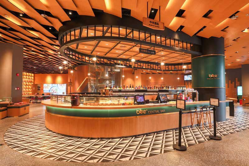 北歐輕奢風(fēng)餐飲空間實景圖