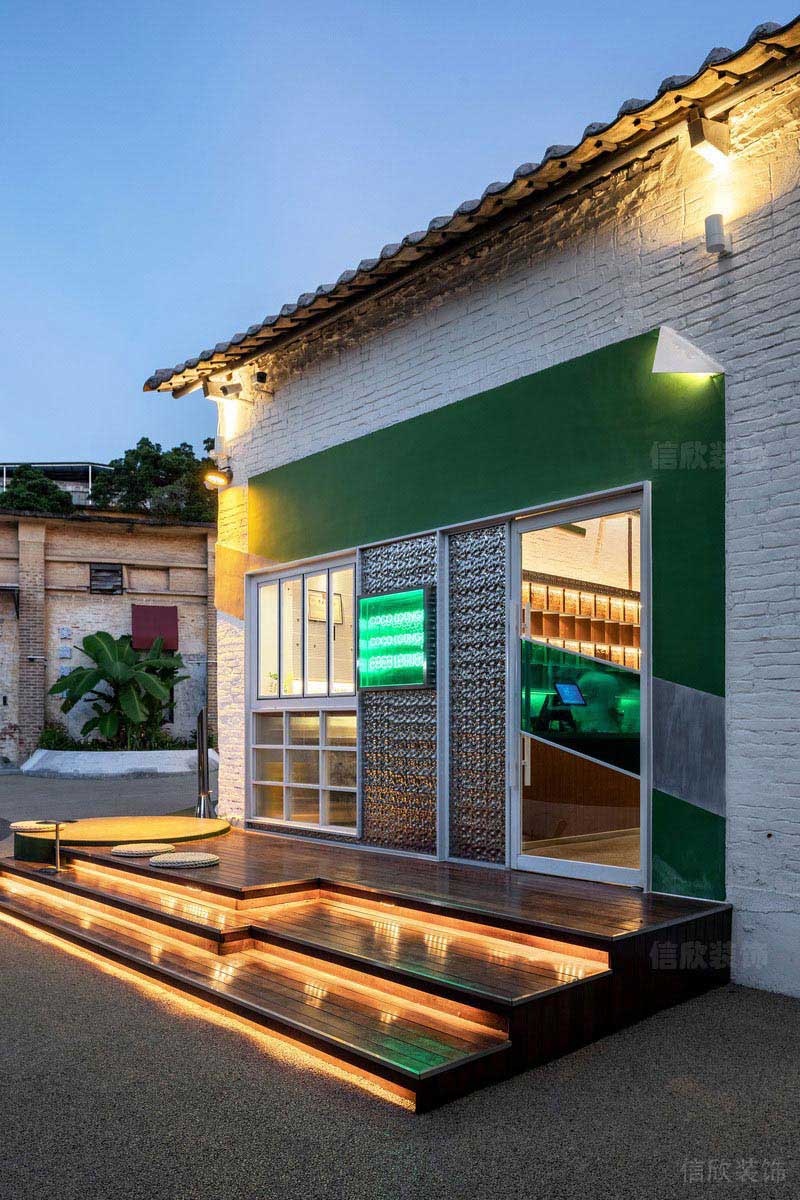 餐廳進門入口設計方案圖