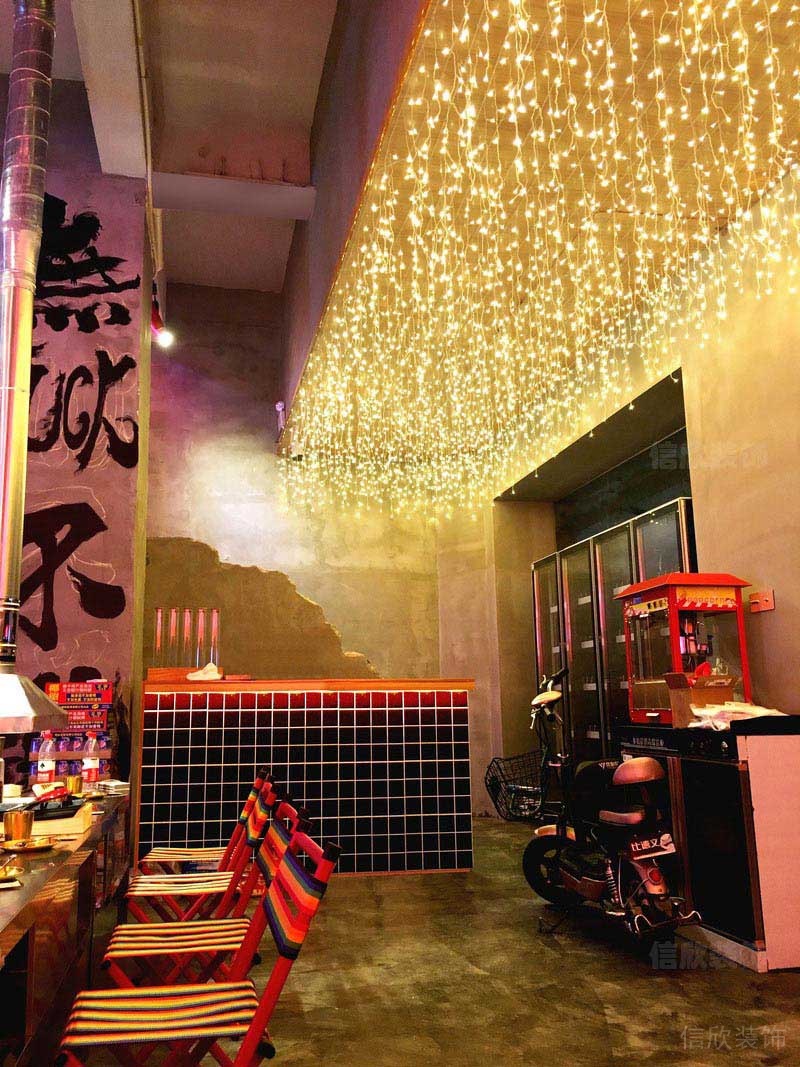 餐廳滿天星吊頂設(shè)計效果