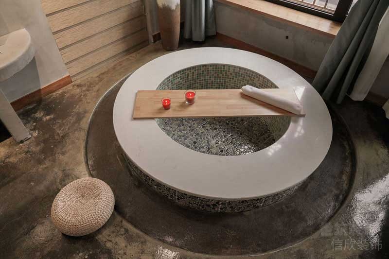 地中海風格家居浴室浴缸沐浴區