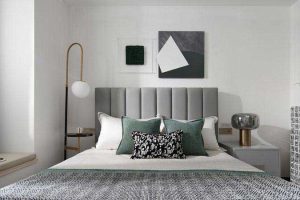 二手房改造現(xiàn)代輕奢風(fēng)臥室效果圖 (1)