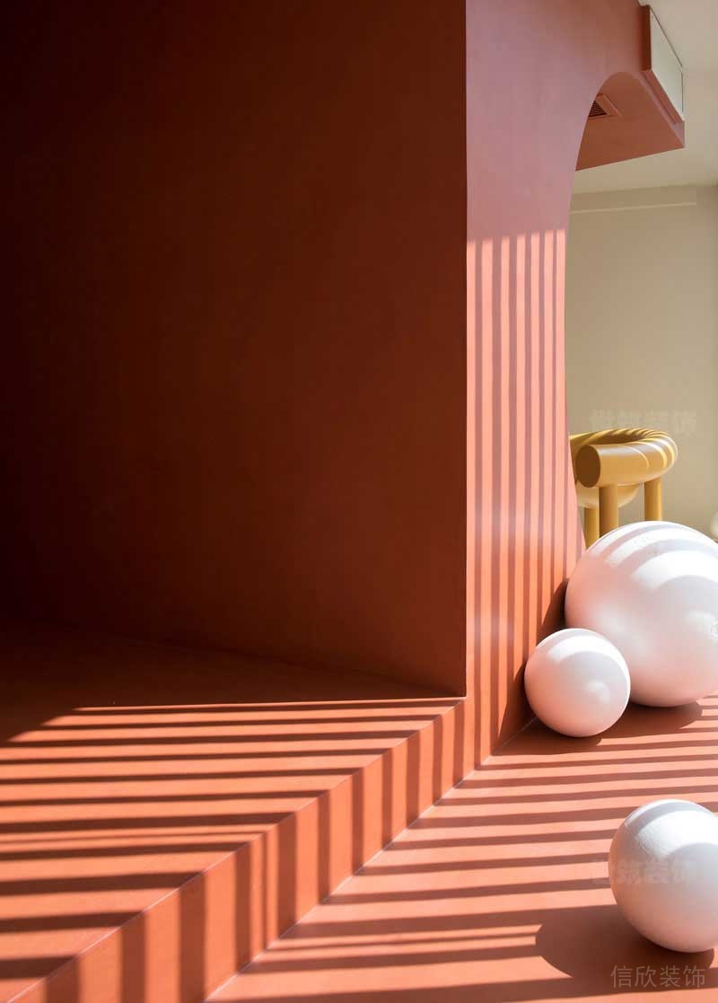 后現(xiàn)代風格茶飲店空間一角