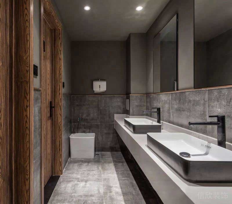 極簡風格辦公室衛生間氛圍