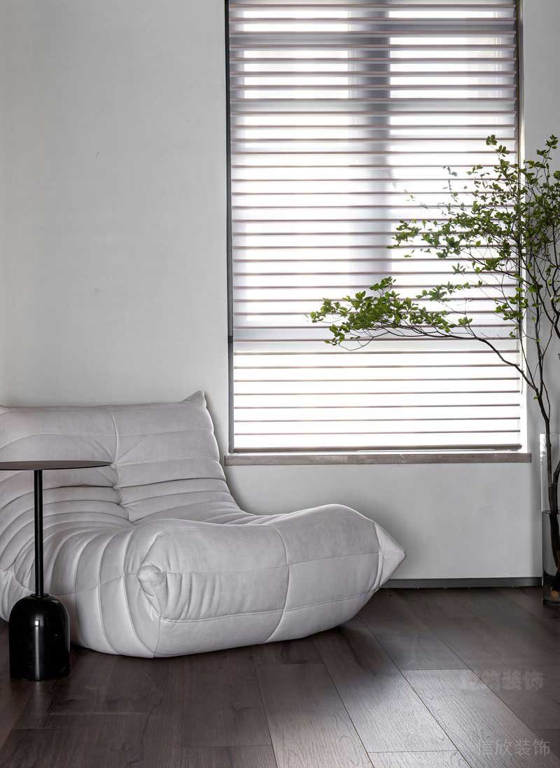 極簡風(fēng)格家居休閑區(qū)落地沙發(fā)