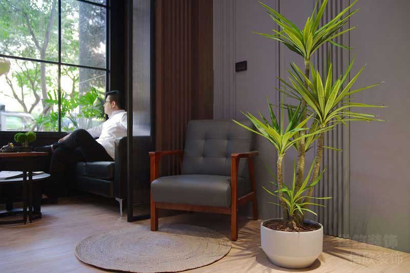 極簡中式咖啡廳休閑區