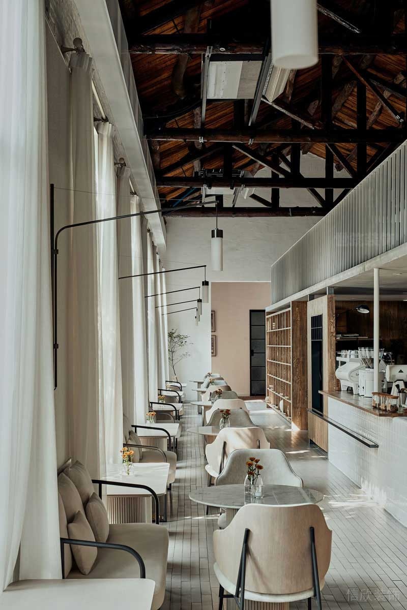 簡約風茶飲空間公共區(qū)