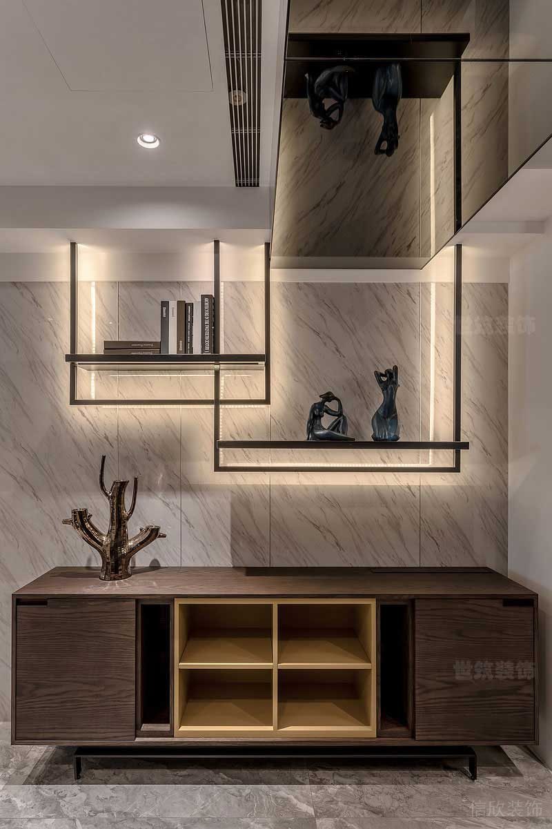 簡(jiǎn)約復(fù)古風(fēng)家居玄關(guān)