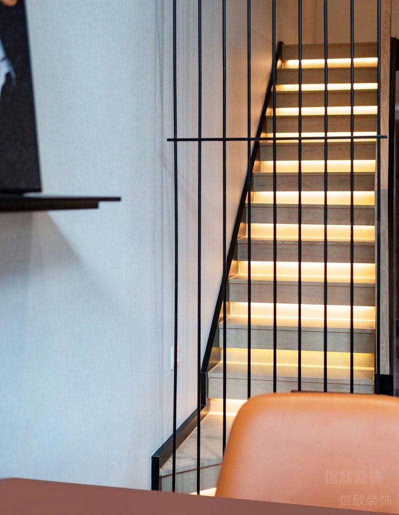 簡易樓梯隔斷裝飾效果