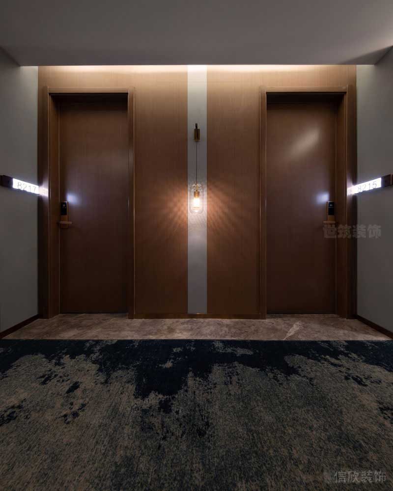 美式現(xiàn)代風(fēng)酒店空間電梯廳